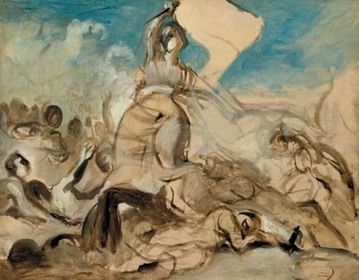 28. heinäkuuta - Liberty Leading the People tekijältä Ferdinand Victor Eugene Delacroix