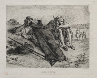Oranin arabit. tekijältä Ferdinand Victor Eugene Delacroix