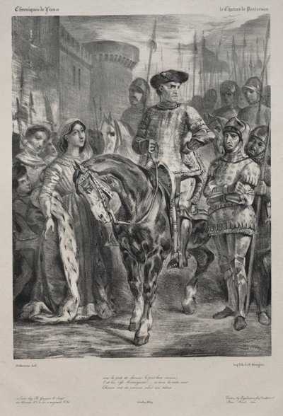 Duguesclin, 1829. tekijältä Ferdinand Victor Eugene Delacroix