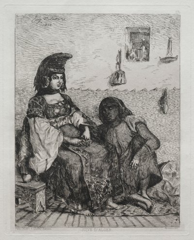 Algerin juutalainen. tekijältä Ferdinand Victor Eugene Delacroix