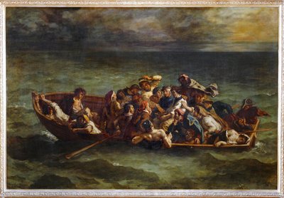 Le Naufrage de Don Juan - Don Juanin haaksirikko. Salon de 1841 ... tekijältä Ferdinand Victor Eugene Delacroix