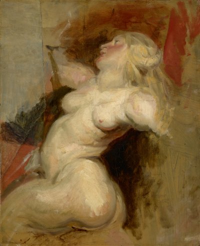 Nereid (kopio Rubensin mukaan), n. 1822 tekijältä Ferdinand Victor Eugene Delacroix
