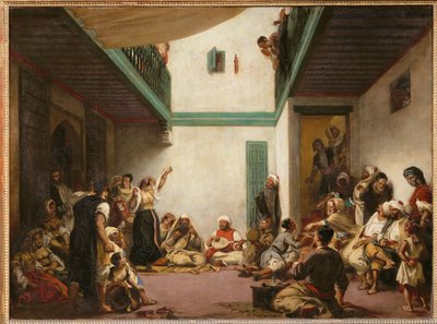 Juutalaiset häät Marokossa ... tekijältä Ferdinand Victor Eugene Delacroix
