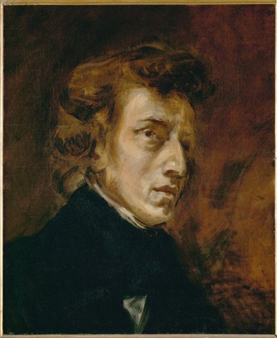 Frederic Chopinin muotokuva ... tekijältä Ferdinand Victor Eugene Delacroix
