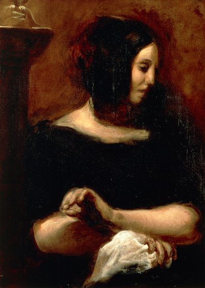 George Sandin muotokuva tekijältä Ferdinand Victor Eugene Delacroix