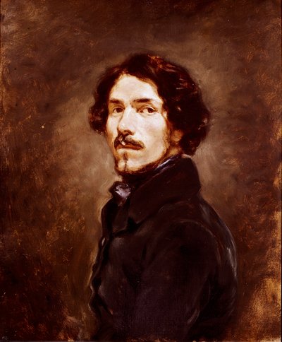 Omakuva 44-vuotiaana Eugene Delacroix