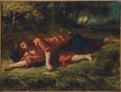 Agony in the Garden, noin 1849 tekijältä Ferdinand Victor Eugene Delacroix