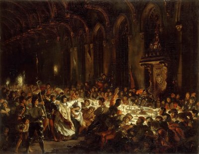 Liègen piispan salamurha tekijältä Ferdinand Victor Eugene Delacroix