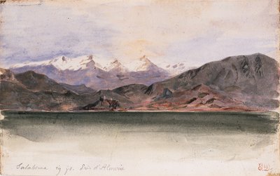 Espanjan rannikko Salabrenassa tekijältä Ferdinand Victor Eugene Delacroix
