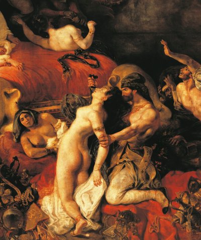 Sardanapalusin kuolema tekijältä Ferdinand Victor Eugene Delacroix