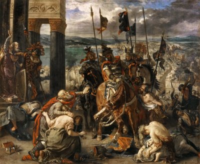 Ristiretkeläisten tulo Konstantinopoliin tekijältä Ferdinand Victor Eugene Delacroix