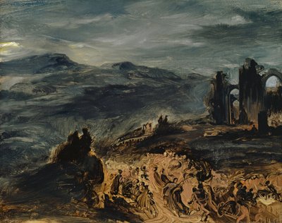 Noitien sapatti, 1831-33 tekijältä Ferdinand Victor Eugene Delacroix