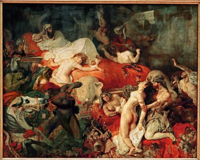 Sardanapalin kuolema ... tekijältä Ferdinand Victor Eugene Delacroix