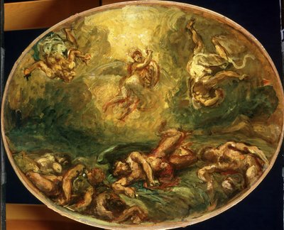 Pyhän Mikaelin voitto tekijältä Ferdinand Victor Eugene Delacroix