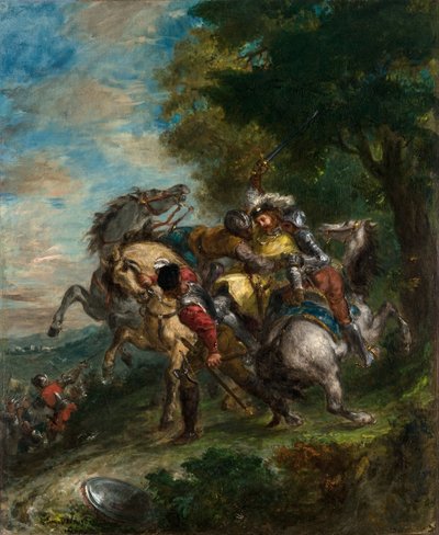 Gotzin miehet vangitsivat Weislingenin tekijältä Ferdinand Victor Eugene Delacroix