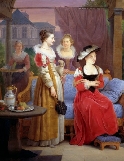 Rubens maalatessaan olkihattua studiossaan tekijältä Ferdinand de Braekeleer