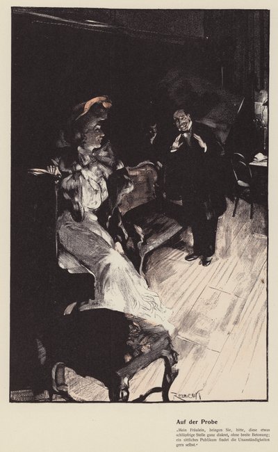 testi (väri litho) tekijältä Ferdinand von Reznicek