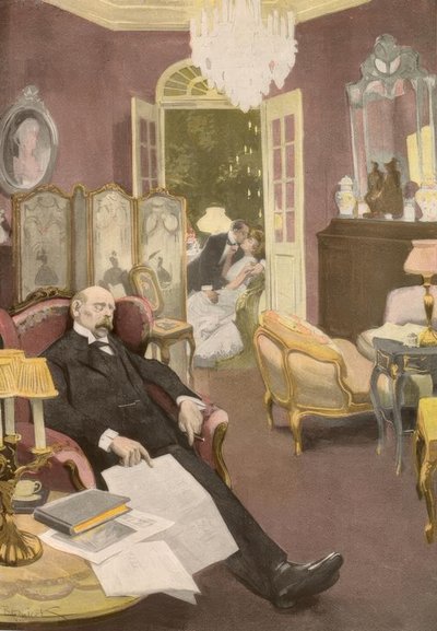 Ah, se oli kaunis unelma: joulukuusi, ja kaikki vaimoni rakastajat olivat kiintyneet siihen! tekijältä Ferdinand von Reznicek