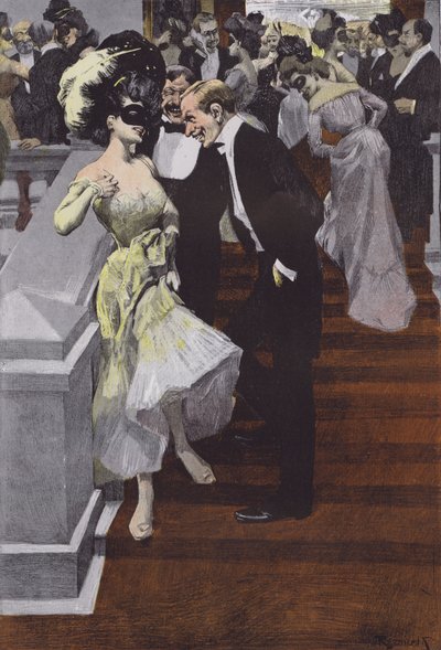 Bal Pare (väri litho) tekijältä Ferdinand von Reznicek