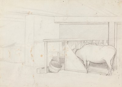 Vasikka pilttuussa tekijältä Ferdinand von Wright