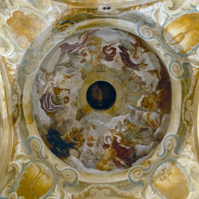 Maalattu kupoli, 1685-86 tekijältä Ferdinando Galli Bibiena