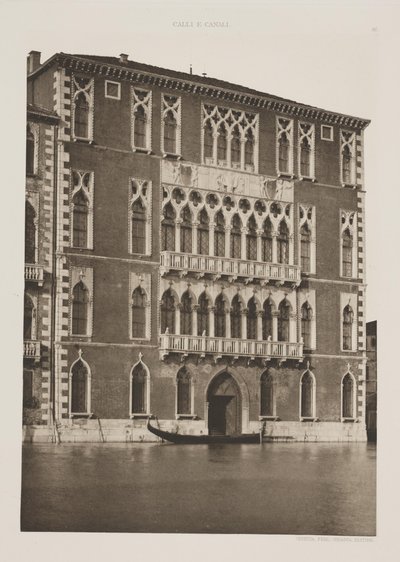 Foscarin palatsi tekijältä Ferdinando Ongania