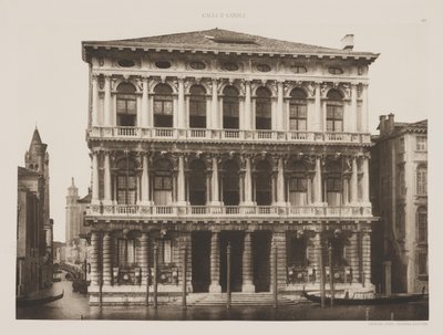 Rezzonicon palatsi tekijältä Ferdinando Ongania