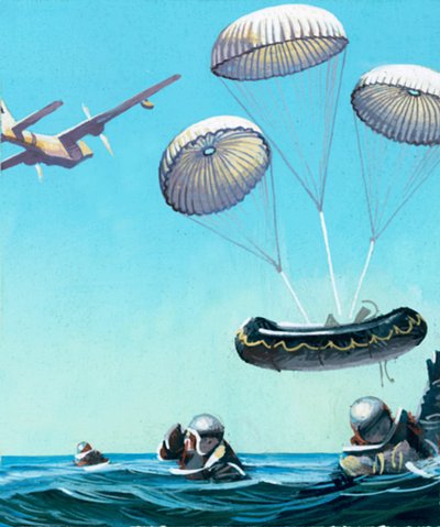 Laskuvarjon tarina: Sky-Divers of the Future tekijältä Ferdinando Tacconi