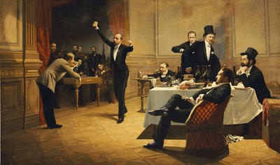 Illallisjuhlat, 1837 tekijältä Ferencz Paczka