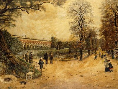 Luxemburgin puutarha, Pariisi, 1904 tekijältä Fernand Auguste Besnier