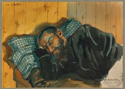 Muotokuva Lavissieresta päiväunilla, Gustrow tekijältä Fernand Barbier