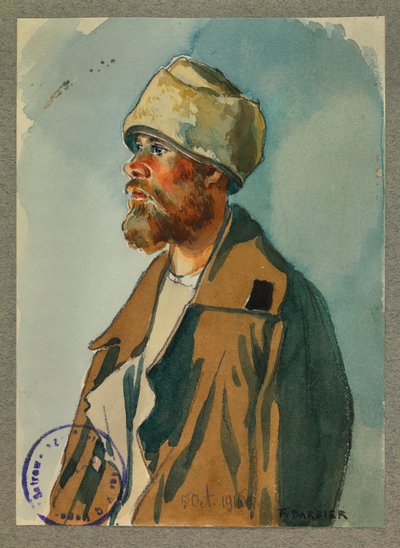 Venäläinen vanki, Gustrow tekijältä Fernand Barbier