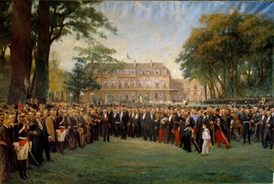 Ranskan pormestareiden vastaanotto Elysee-järvellä 22. syyskuuta tekijältä Fernand Cormon