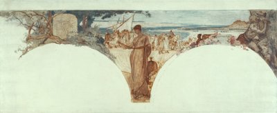 Luonnos Salon des Lettres, Hôtel de Ville, Pariisi: Histoire de l