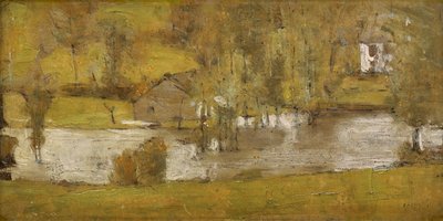 Fosset; La Crue, 1881 tekijältä Fernand Khnopff