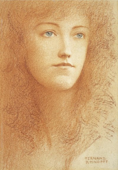 Nuori englantilainen tekijältä Fernand Khnopff
