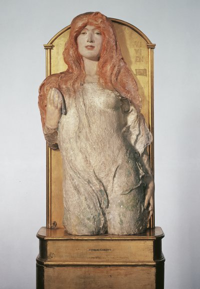 Puolikas nymfi ("Vivien") tekijältä Fernand Khnopff