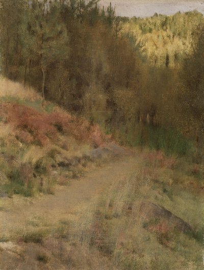 Maisema Fossetissa tekijältä Fernand Khnopff