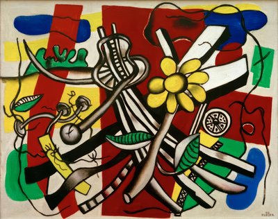 Keltainen kukka tekijältä Fernand Leger