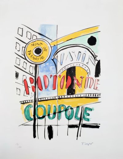 Montparnassen kaupunki tekijältä Fernand Leger