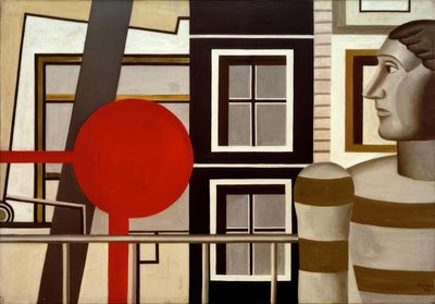 Mies villapaidassa tekijältä Fernand Leger