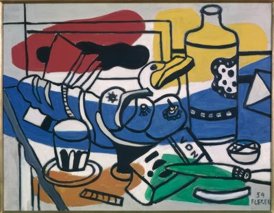 Kolmen hedelmän asetelma tekijältä Fernand Leger