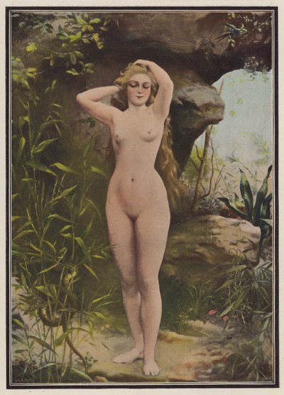Eve (väri litho) tekijältä Fernand Lematte