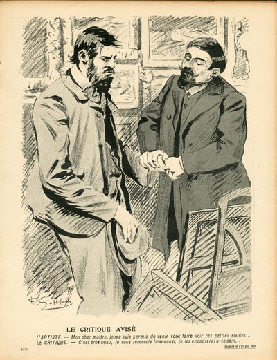 The Butter Plate, numero 199, Satiirinen väreissä tekijältä Fernand Louis Gottlob