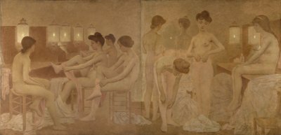 Tanssijat, vuosina 1905-1909 (öljy kankaalle). tekijältä Fernand Pelez