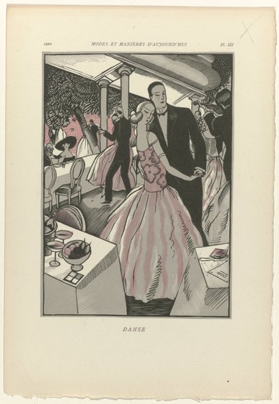 Nykyajan muoti ja tavat, 1922, s. 3: Tanssi tekijältä Fernand Siméon