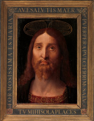 Kristuksen pää, n. 1506. tekijältä Fernando Yáñez de la Almedina