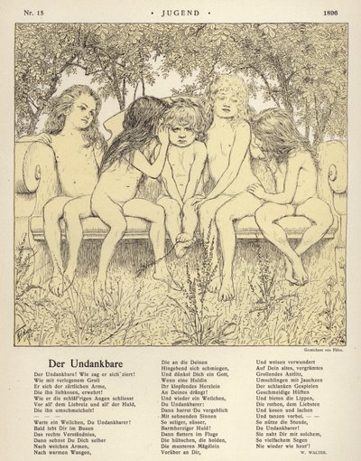 Kiittämätön (litho) tekijältä Fidus