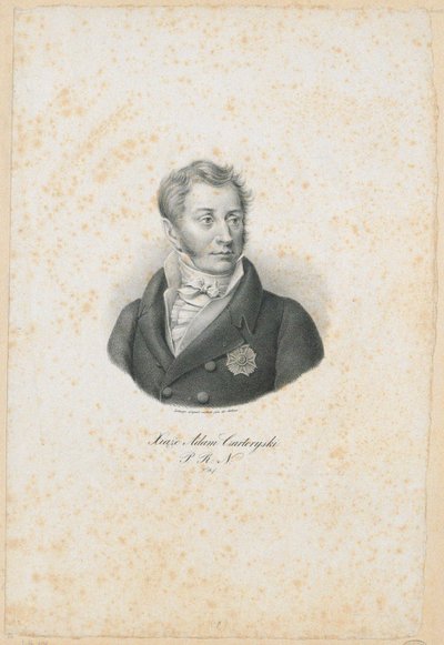 Prinssi Adam Jerzy Czartoryski 1770-1861, 1831 tekijältä Filip Romanowski