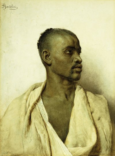 Arabimiehen muotokuva, tekijältä Filipo or Frederico Bartolini